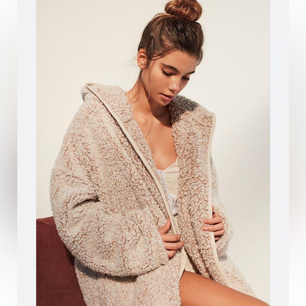 UO Shaila Oversized Fuzzy Jacket